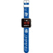 Montre LED Real Madrid pour enfants avec affichage lumineux et bracelet noir, vue de face