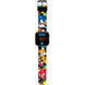 Montre LED Sonic the Hedgehog avec bracelet bleu et affichage lumineux sur fond blanc