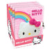 Journal Hello Kitty posé sur une table avec des accessoires d'écriture colorés pour enfants
