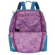 Vue intérieure du sac à dos Stitch montrant la doublure et l'espace de rangement principal