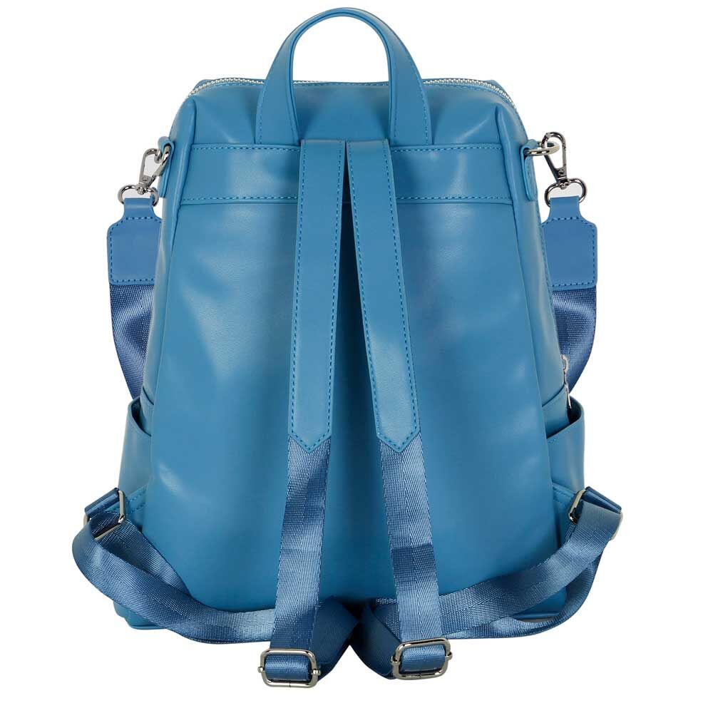 Sac à dos Disney Stitch KARACTERMANIA porté sur le dos montrant son style décontracté