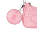 Détail du compartiment zippé du sac Barbie KARACTERMANIA montrant la fermeture sécurisée