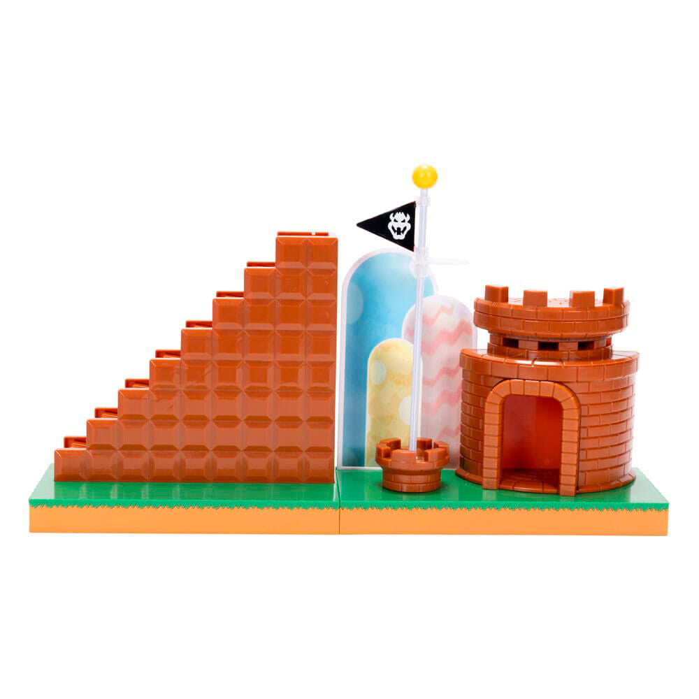 Emballage original du playset Super Mario Bros Level End avec logo JAKKS PACIFIC visible