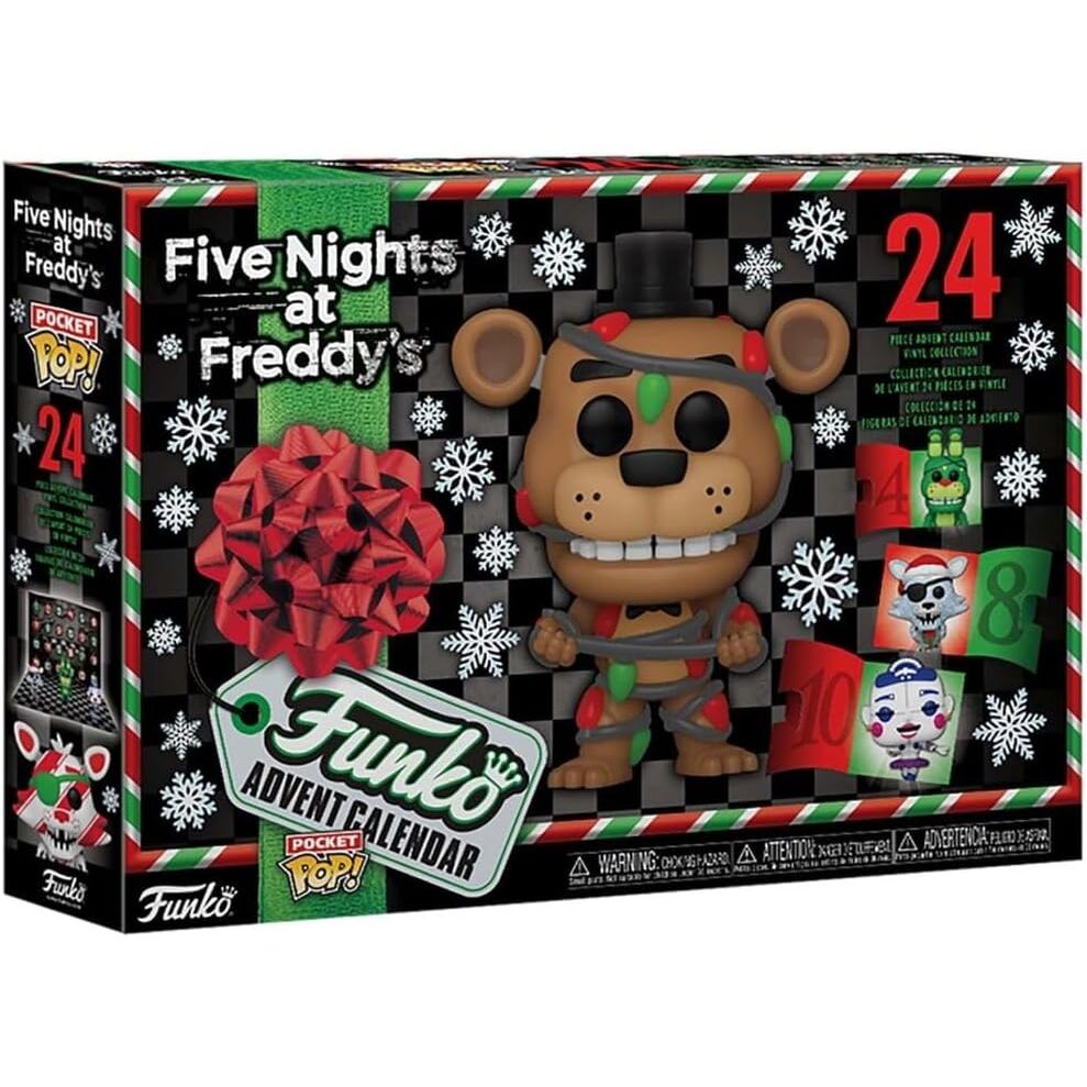 Calendrier de l'Avent Five Nights at Freddy's FUNKO avec 24 fenêtres à ouvrir pour découvrir des figurines