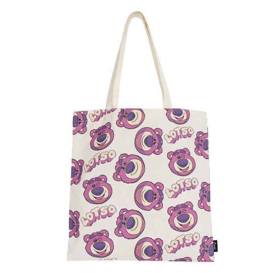 Sac shopping Lotso Toy Story Disney Pixar de couleur rose avec poignées renforcées, fabriqué par CERDÁ