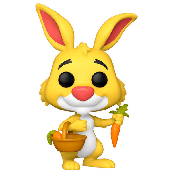 Figurine Funko POP Rabbit de Winnie the Pooh en vinyle, vue de face dans sa boîte cadeau colorée