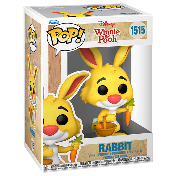 Détail de la figurine Funko POP Rabbit Disney, montrant les couleurs vives et le design soigné du personnage