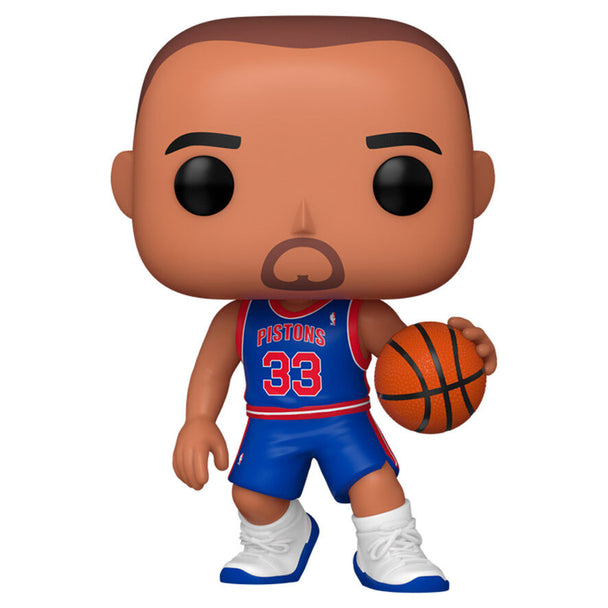 Figurine Funko POP NBA Grant Hill des Detroit Pistons en vinyle de 9 cm, vue avant avec détails du maillot