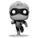 Figurine Funko POP Mr. Incredible exposée sur une étagère avec éclairage naturel