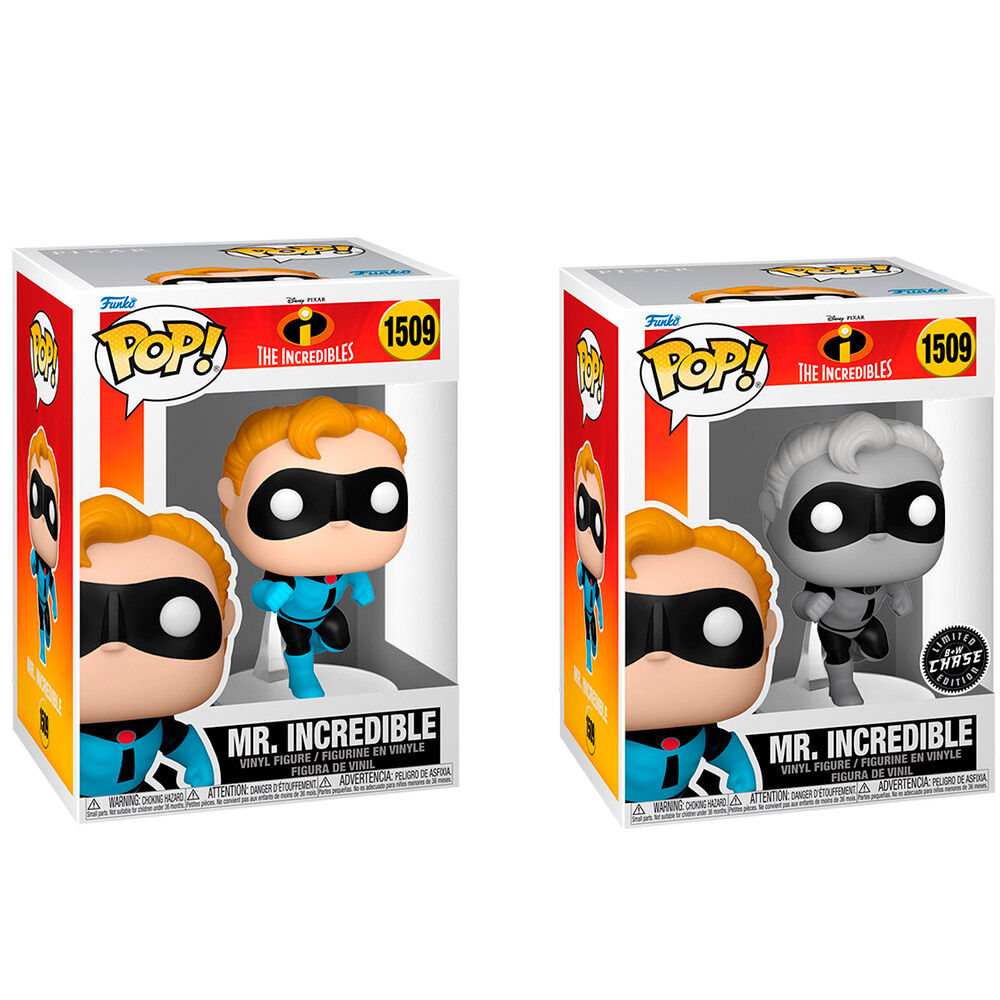 Figurine Funko POP Mr. Incredible en vinyle de 9 cm dans sa boîte cadeau officielle
