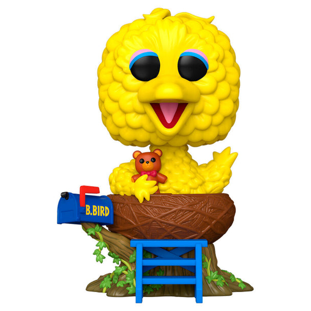 Figurine Funko POP Deluxe Big Bird de Sesame Street en vinyle de 9 cm dans sa boîte cadeau collector