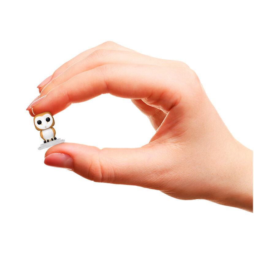 Figurine Bitty POP Harry Potter Barn Owl vue de face avec détails précis et couleurs vives