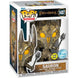 Figurine POP exclusive de Sauron de The Lord of the Rings vue de face avec détails précis.