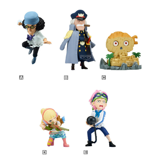 Figurine One Piece Hachinosu World Collectable 7cm vue de face avec détails précis