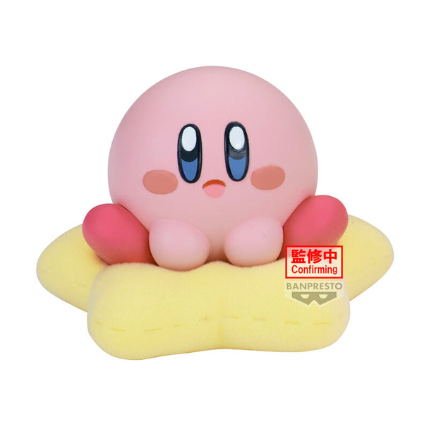 Figurine Kirby ver. A Break Time 4cm vue de face avec détails colorés et expression joyeuse