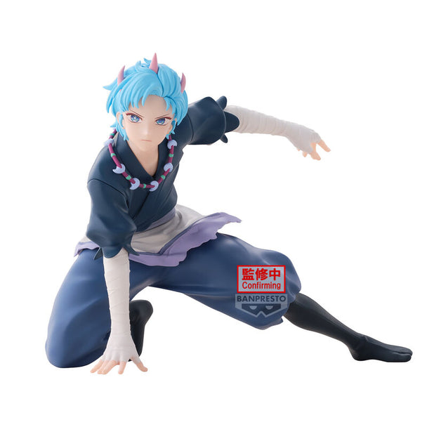 Figurine Oshi no Ko Aqua vue de face, détails précis et couleurs vives