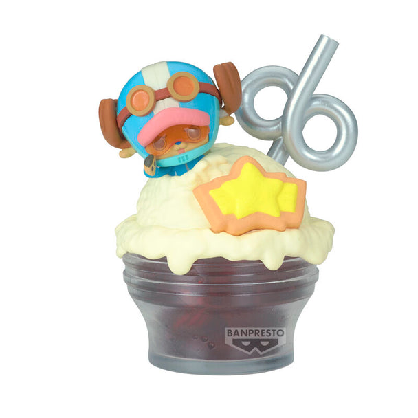 Figurine BANPRESTO One Piece Chopper ver.C vue de face, 6cm de hauteur, détails précis du personnage