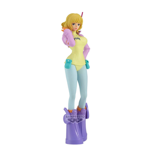 Figurine Stussy One Piece Egghead 16cm vue de face avec détails précis