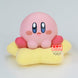 Gros plan sur la figurine Kirby Break Time montrant la texture et les finitions soignées BANPRESTO