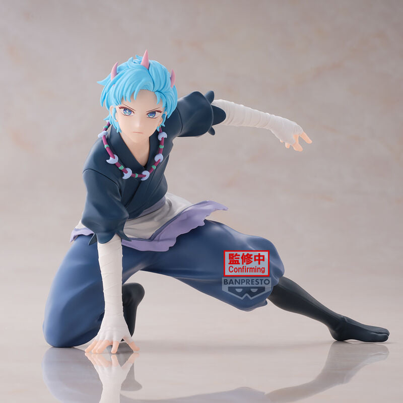 Profil gauche de la figurine BANPRESTO Oshi no Ko Aqua de 12cm