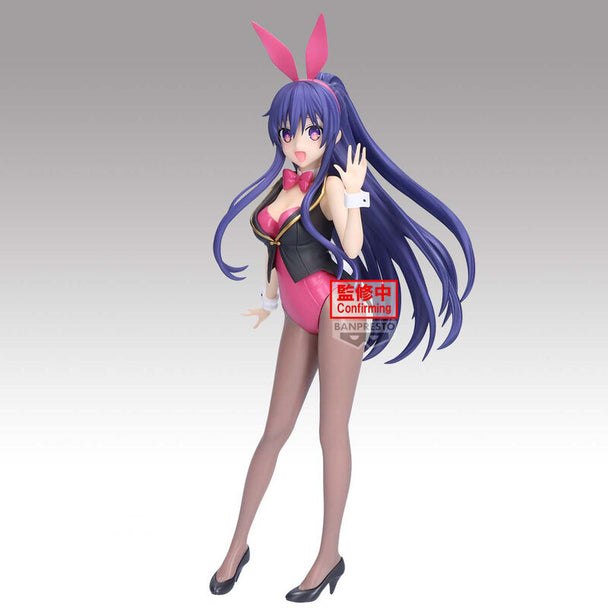 Profil latéral de la figurine Date a Live Tohka Yatogami avec robe brillante et pose dynamique