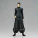 Vue latérale gauche de la figurine Suguru Geto montrant les textures du vêtement