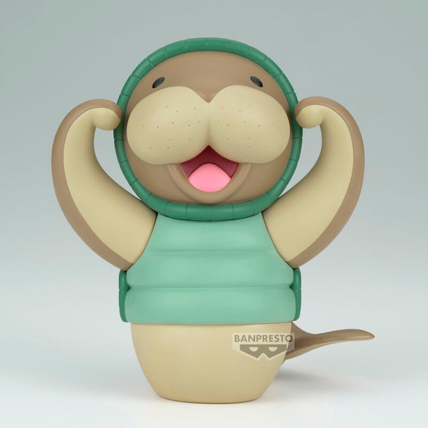 Profil gauche de la figurine Kung Fu Dugong Sofvimates de 12 cm BANPRESTO