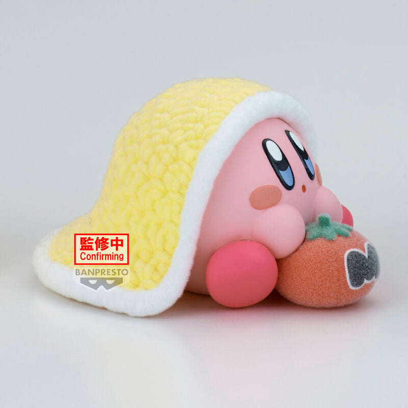 Vue latérale de la figurine Kirby ver. B Break Time montrant sa posture détendue et son design compact
