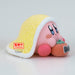 Vue latérale de la figurine Kirby ver. B Break Time montrant sa posture détendue et son design compact