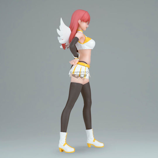 Zoom sur le visage expressif et les finitions brillantes de la figurine Ariel Angel 22cm