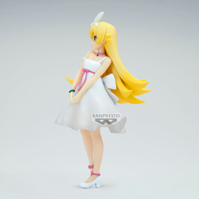 Vue arrière de la figurine Oshino Monogatari Shinobu mettant en valeur les détails du costume et des cheveux