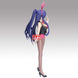 Zoom sur les détails du visage et des cheveux de la figurine Tohka Yatogami BANPRESTO
