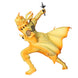 Profil gauche de la figurine Minato Namikaze 14cm BANPRESTO avec ses couleurs vives
