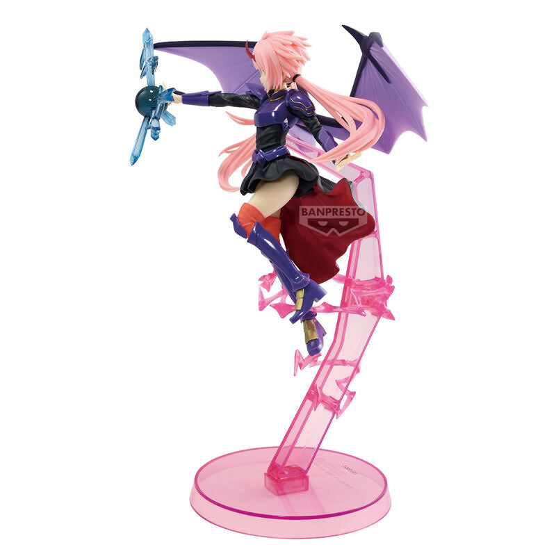 Profil gauche de la figurine Milim Dragon Form montrant les ailes et la posture élégante