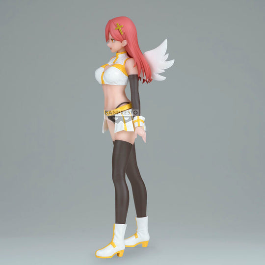 Vue arrière de la figurine Ariel Angel montrant les détails du costume et les effets de lumière