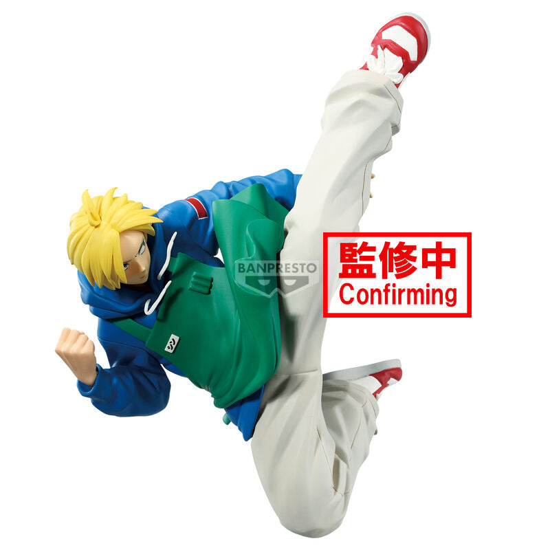 Vue arrière de la figurine Shin Asakura soulignant les détails du costume