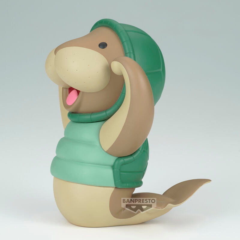 Figurine One Piece Kung Fu Dugong Sofvimates posée sur un socle stable