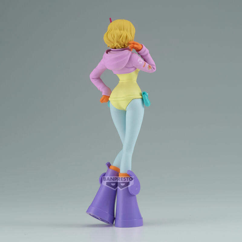 Packaging officiel BANPRESTO de la figurine Stussy One Piece Egghead Grandline Series
