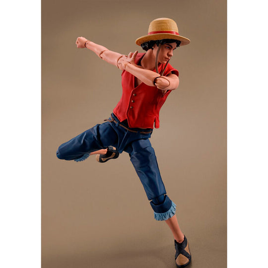 Accessoires inclus : partie de cheveux optionnelle et visage alternatif de la figurine Luffy
