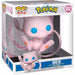 Vue rapprochée de la figurine Funko POP Mew montrant les détails précis et les couleurs vives