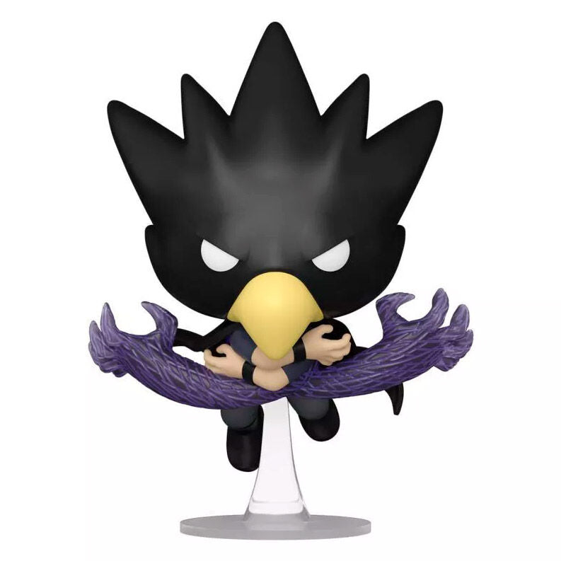 Figurine Funko POP exclusive de Fumikage Tokoyami de My Hero Academia en vinyle de 9 cm dans sa boîte cadeau.