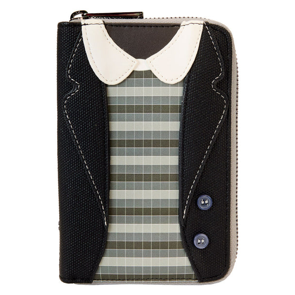 Portefeuille Loungefly Beetlejuice 2 Lydia Deetz en simili cuir vegan avec fermeture zippée bronze