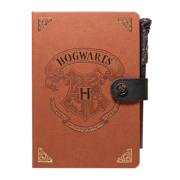 Cahier premium Harry Potter Hogwarts format A5 avec couverture détaillée