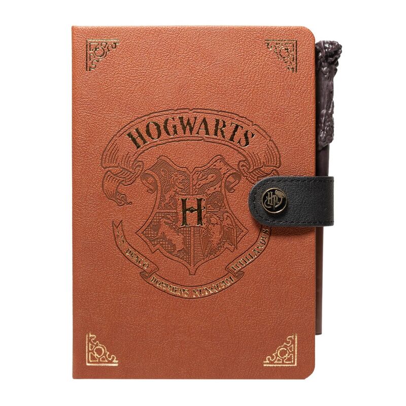 Cahier premium Harry Potter Hogwarts format A5 avec couverture détaillée
