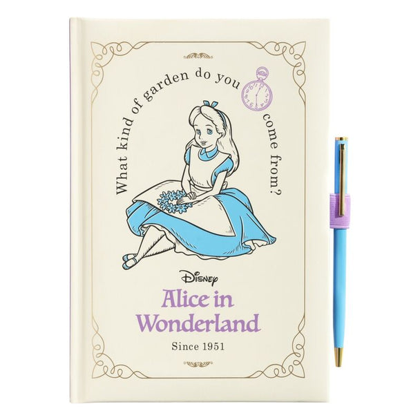 Cahier premium A5 Disney Alice au Pays des Merveilles avec couverture rigide illustrée