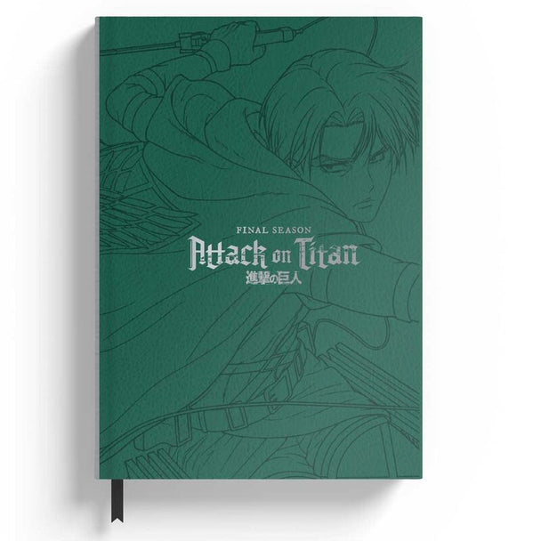 Couverture du cahier premium A5 Demon Slayer Kimetsu no Yaiba avec illustration colorée des personnages principaux