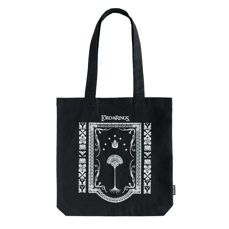 Sac de courses Gondor Le Seigneur des Anneaux ERIK vu de face avec poignées visibles