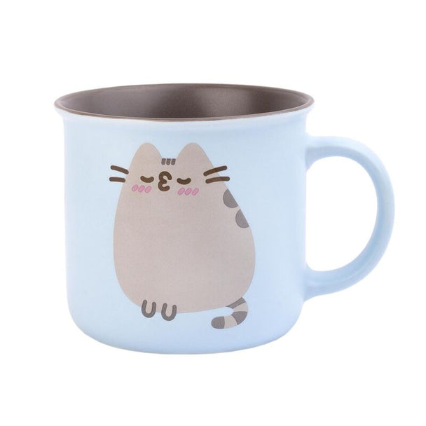 Mug Pusheen Purrfect Love en céramique blanche avec dessin du chat Pusheen et cœur rose