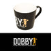 Mug premium Harry Potter avec illustration détaillée de Dobby sur fond blanc