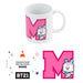 Mug BT21 Mang de 330ml en céramique blanche avec illustration colorée du personnage Mang